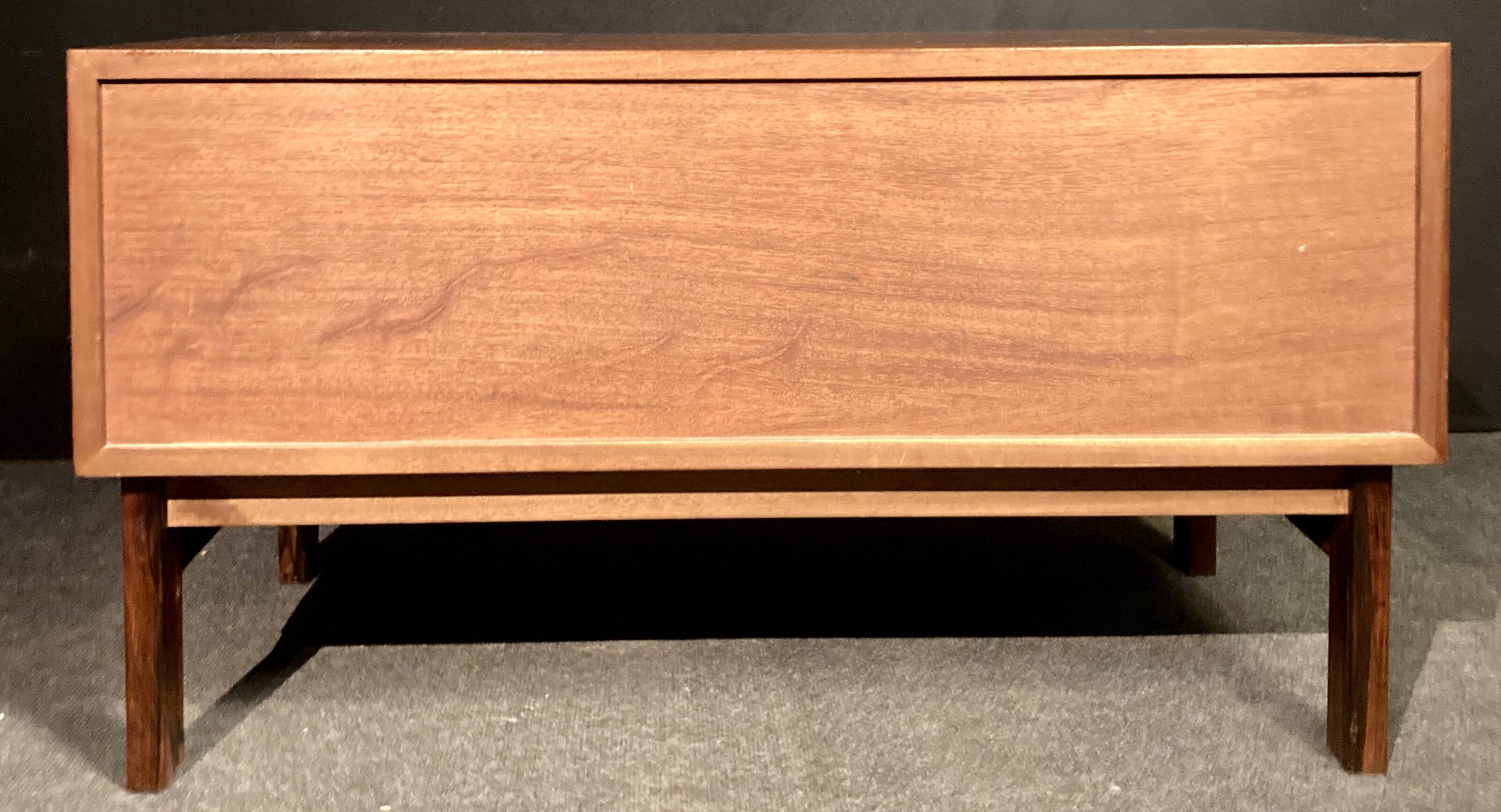 Scandinavian rosewood chest of drawers