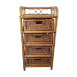 Rattan shelf