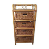 Rattan shelf