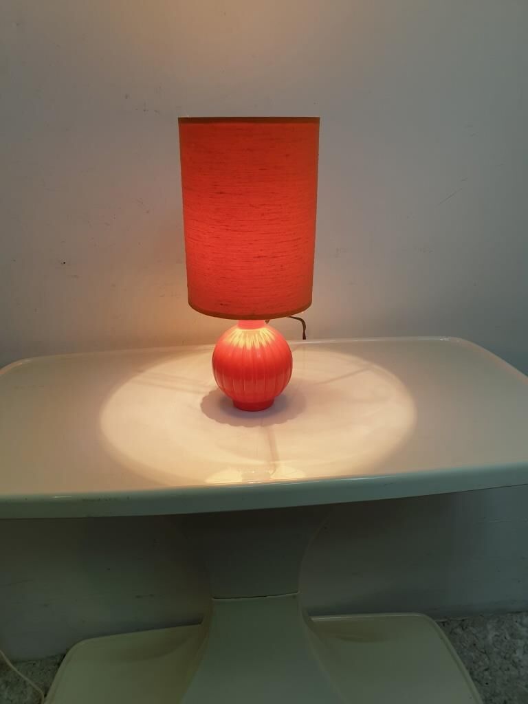 Vintage lamp orange 70's