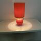 Lampe vintage orange 70's