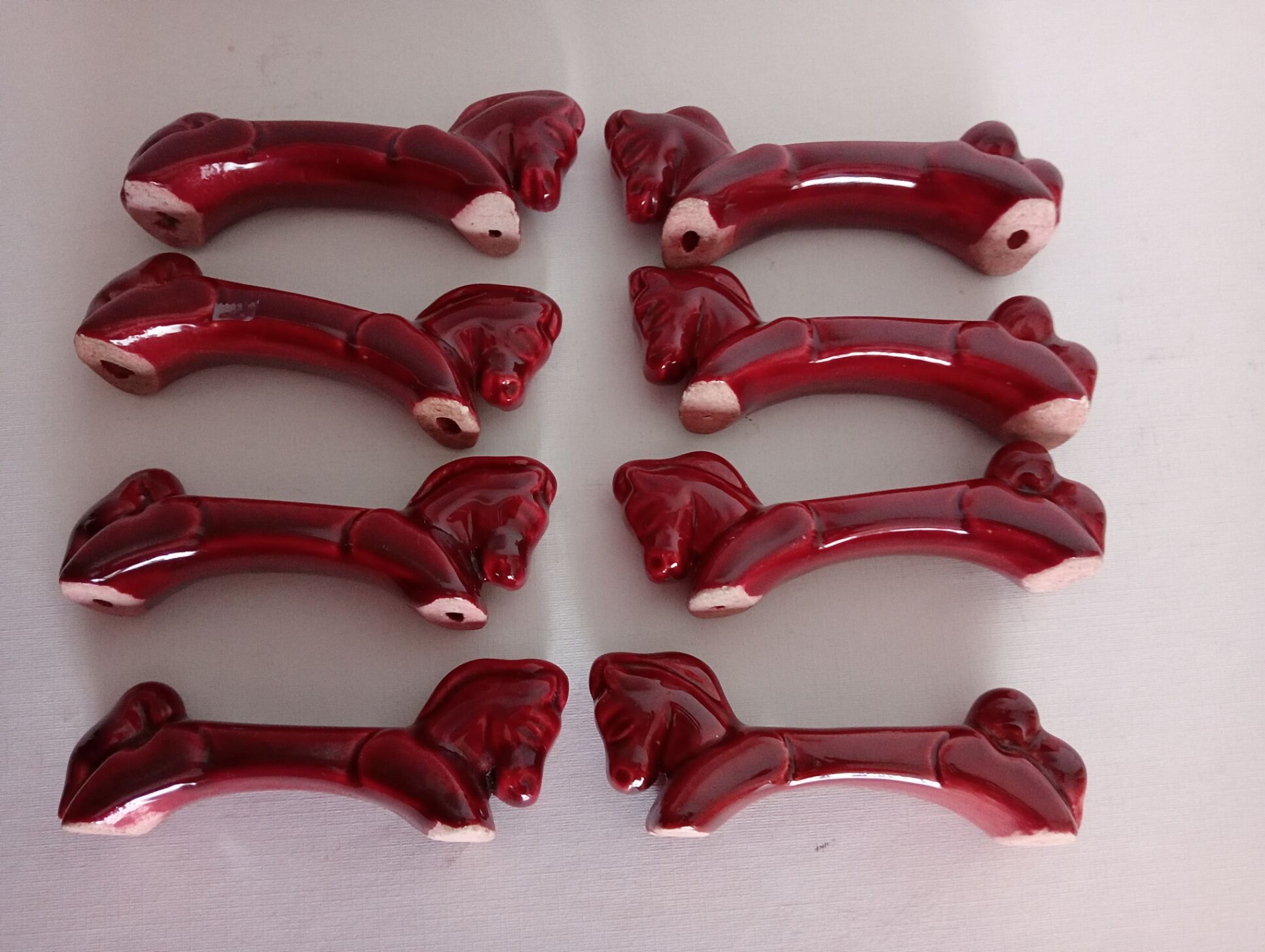 Porte-couteaux "Cheval" en céramique