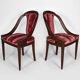 Salon Art Déco par Paul Follot en velours rose , circa 1920