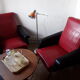 Vintage skai armchairs