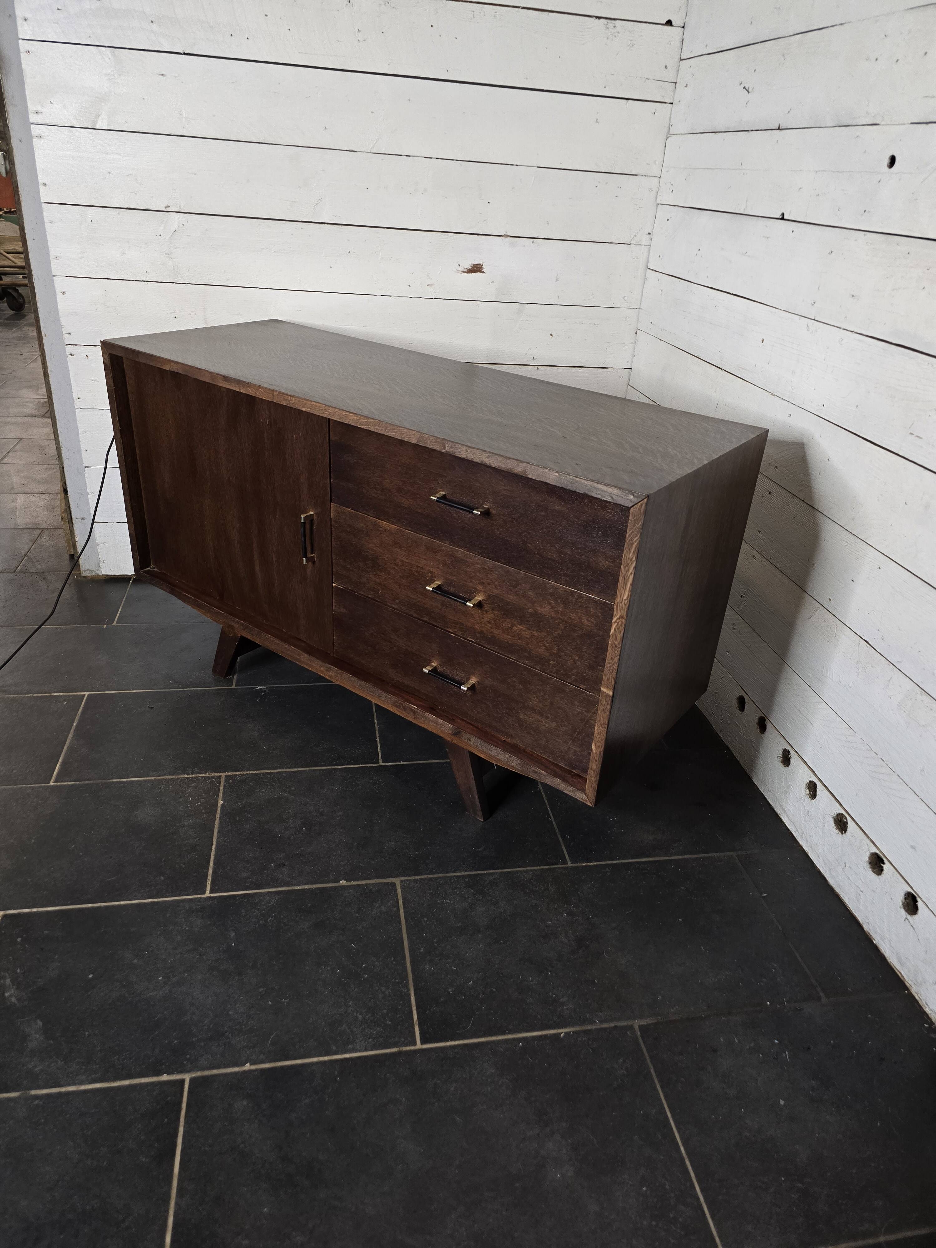 Vintage 60s oak sideboard