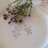 Set of opaque porcelain plates 'Raphael' from the French manufacturer Digoin-Sarreguemines