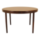 Round rosewood table, Danish design, 1960s, designer: Harry Østergaard, man