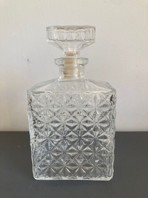 Decanter bottle whisky made in France