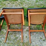 Series of 6 old Scandinavian design chairs