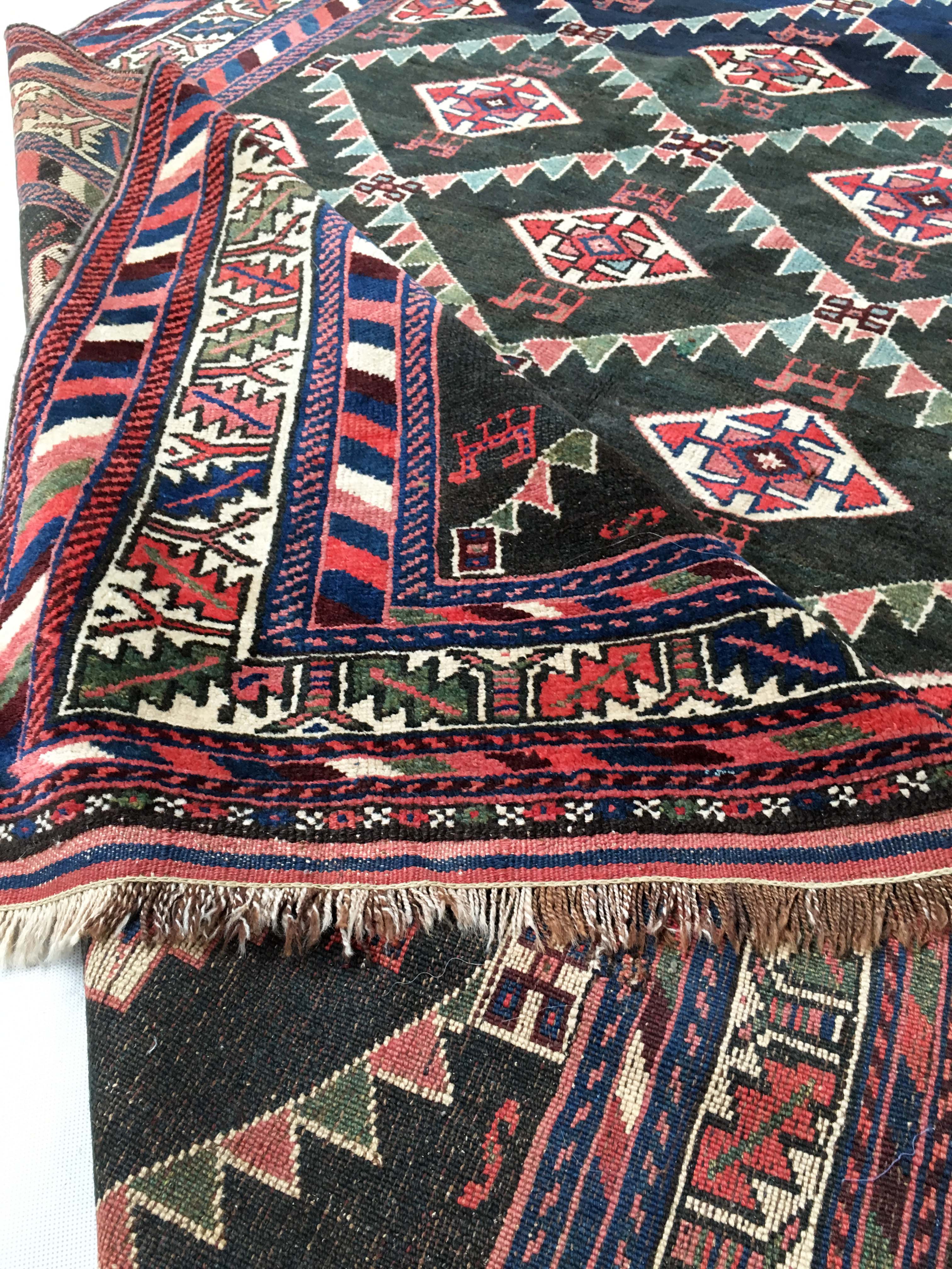 East Kurdish former Akstafa mat 300 x 150 cm around 1930