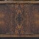 Walnut Art Deco Design Bookcase / Cabinet / Display Case