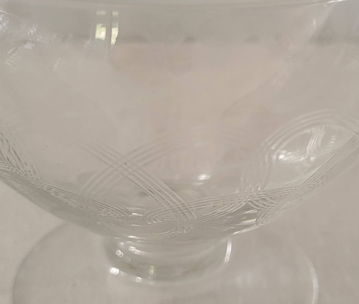 Engraved Crystal Glassware Set