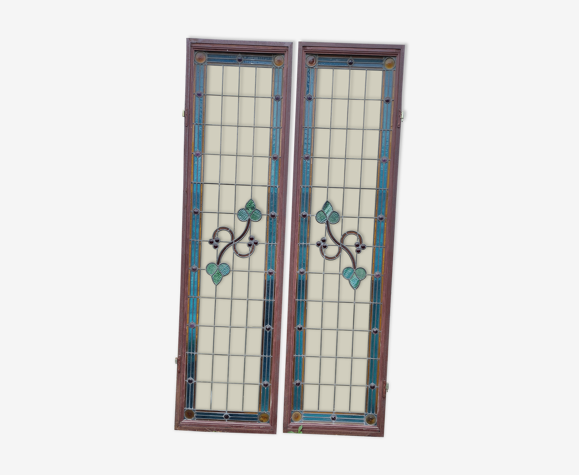 Pair of stained glass windows 1930