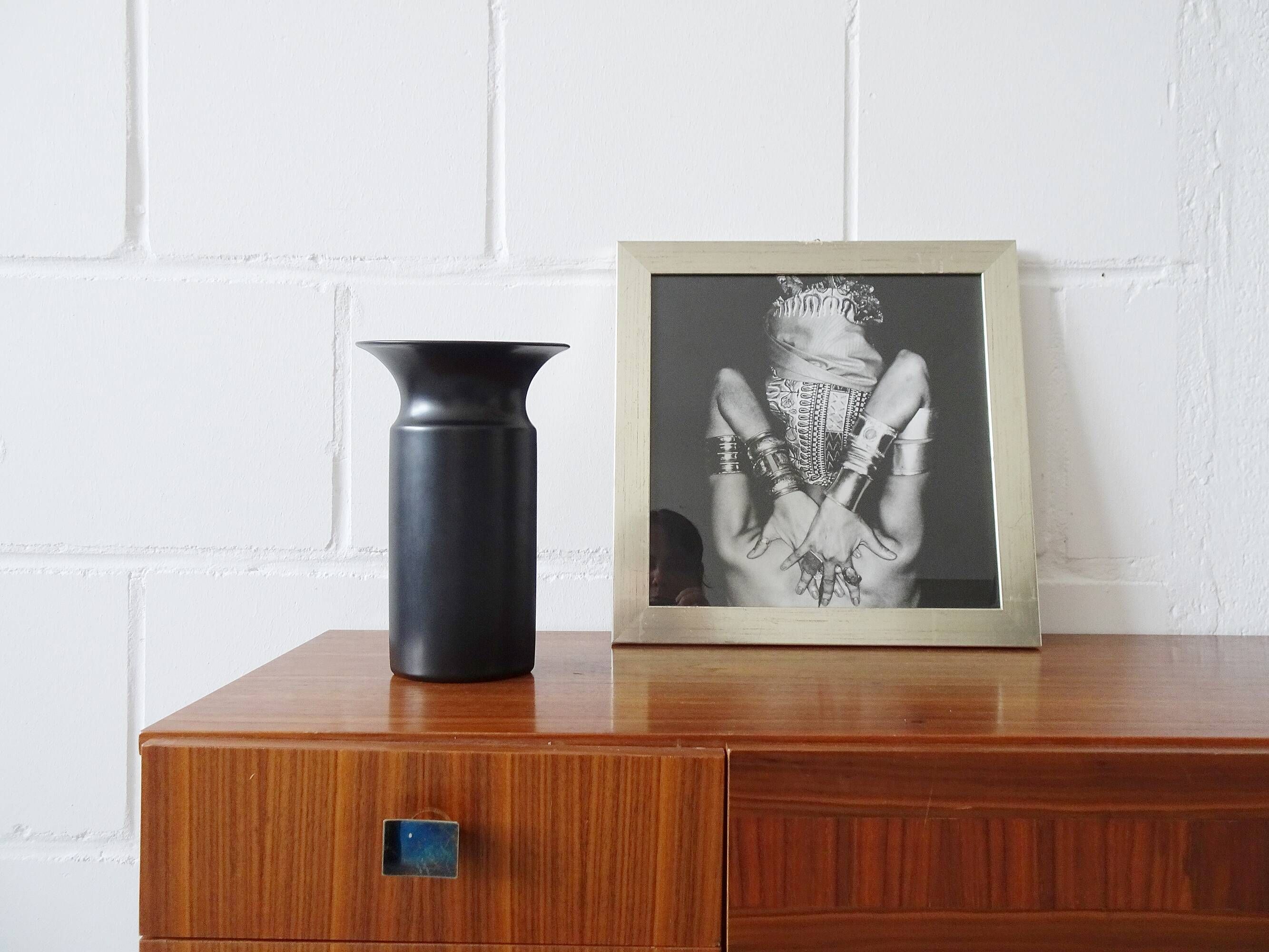 Vase from Rosenthal Studio Line - Porcelaine Noire - Design James Kirkwood