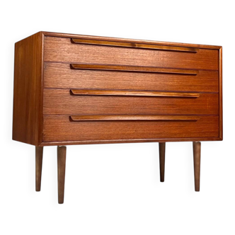 Mid-century teak chest of drawers sideboard 60s WK Möbel vintage