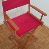Vintage folding director's chair