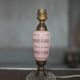 Art Deco lamp base, opaline and glass lamp base, table lamp, decor