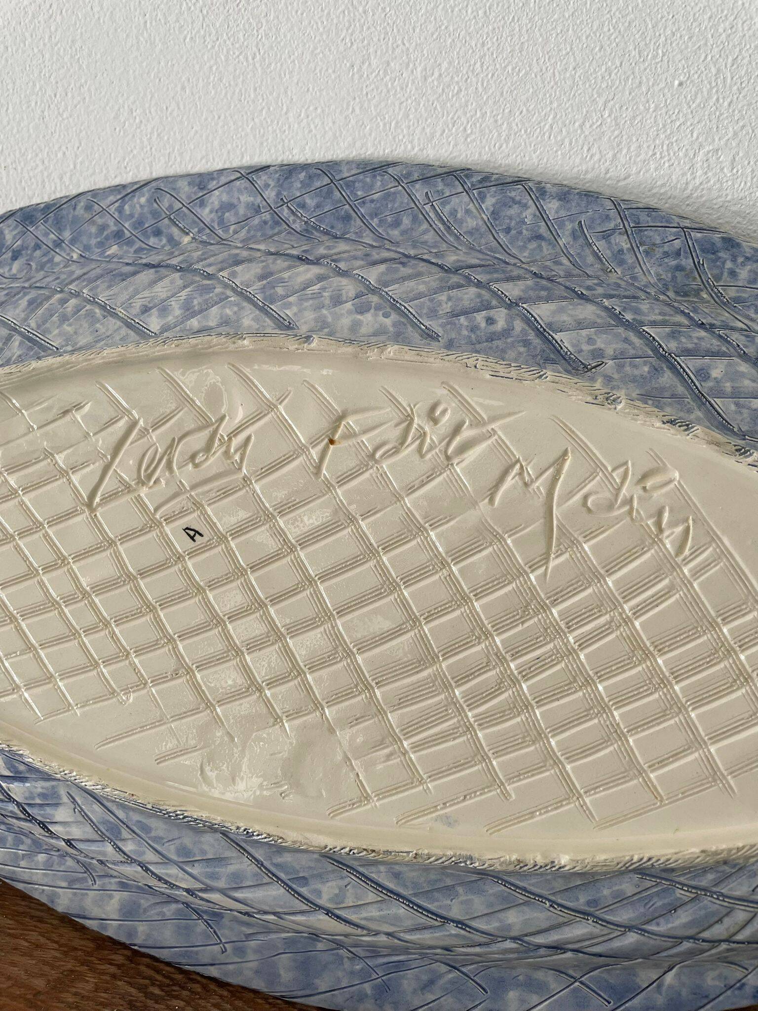Grand plat, céramique bretonne