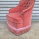 1960s velvet toad chair