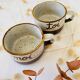 Duo de tasses grès vintage « Toi & Moi »