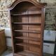 Gendarme hat library in solid oak, mid-20th century.