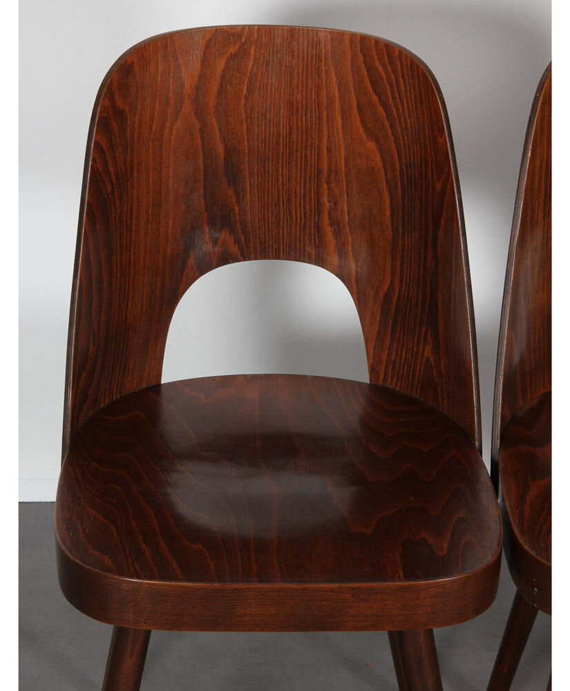 Suite of 3 vintage chairs by Oswald Haerdtl for Ton, 1960