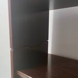 Vintage Walnut Bookshelf and Secretaire by Claudio Salocchi for Sormani, Italy