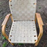 4 Alvar Aalto model 45 armchairs