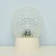 plafonnier rond en verre vintage