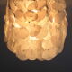 Suspension pampilles en nacre vintage