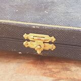 Vintage Pardieu Agen Set of 6 Silver Plated Coffee Spoons With Wooden Coffee Bean Detail in Original