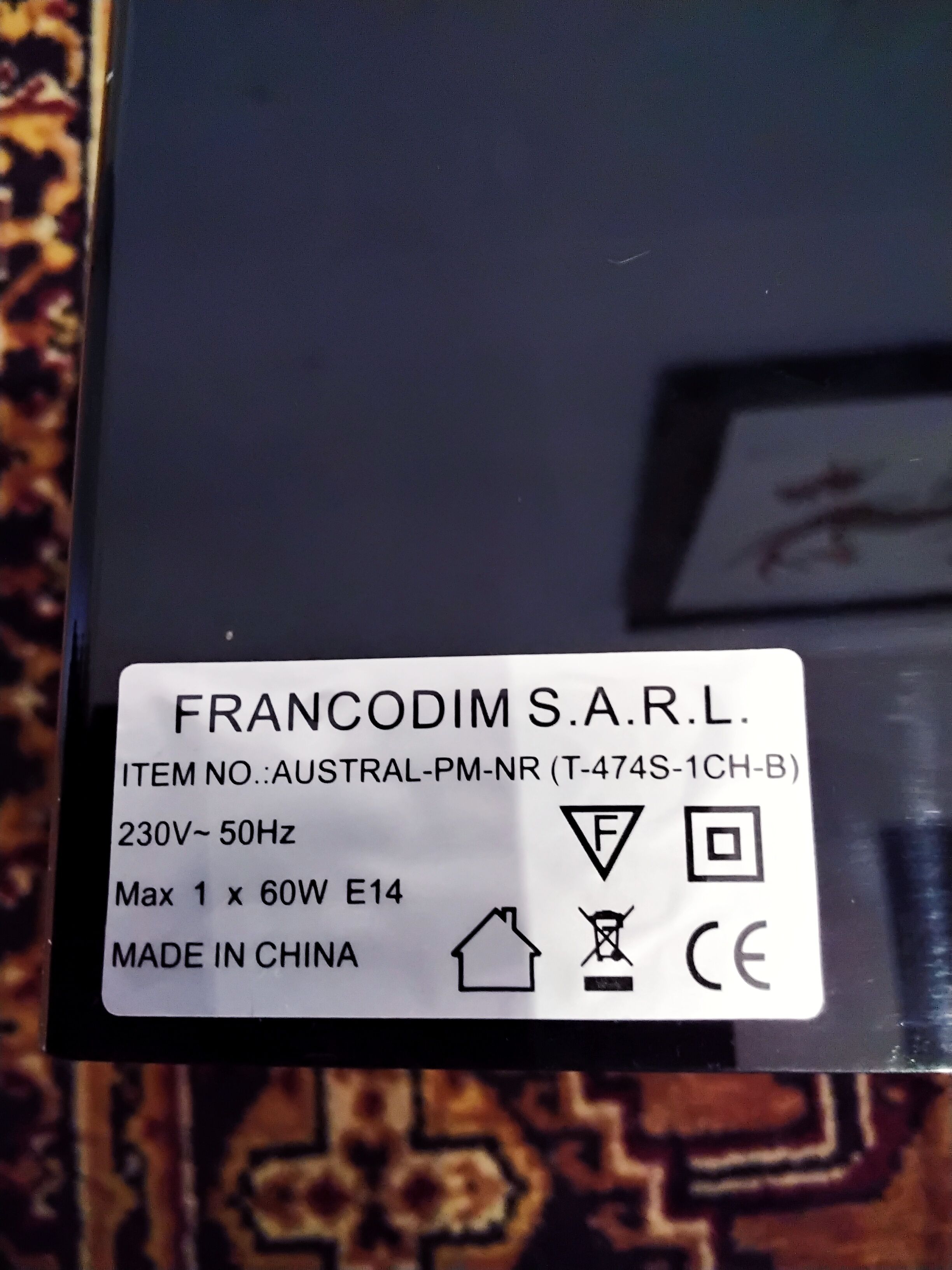 Austral lamp by Francodim