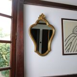 Antique Louis XV gilded wood mirror