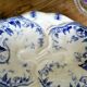 Ravier in porcelain, Ironstone, model Flora, Creil & Montereau XIXth