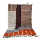 Handmade wool Berber rug 250x150 cm