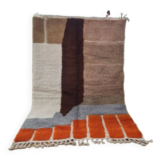 Handmade wool Berber rug 250x150 cm