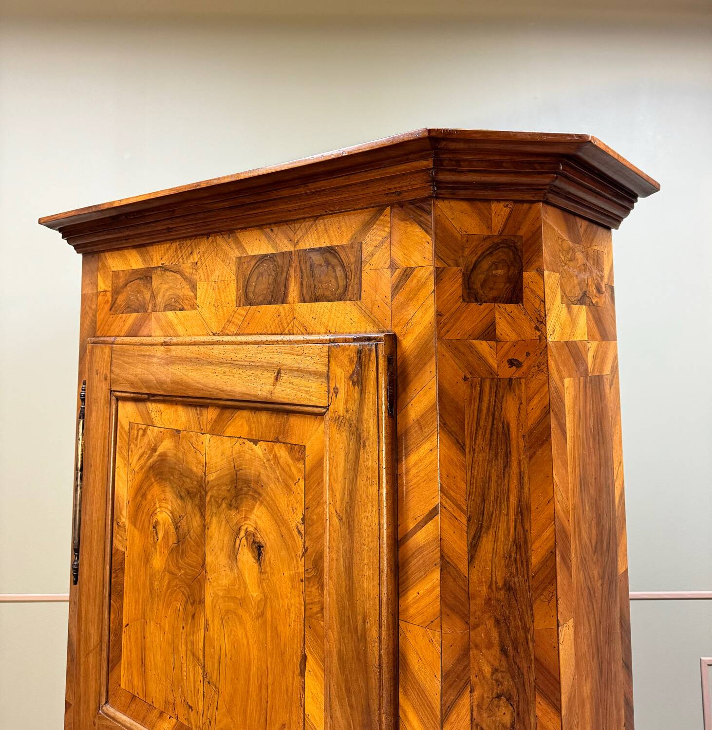 Bonnetière In Marquetry Louis XIV XVII Eme Century