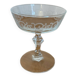 Crystal champagne glass