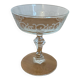 Crystal champagne glass