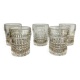 5 vintage whiskey glasses