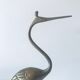 Heron, brass bird