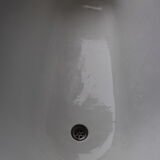 Old cast iron bathtub