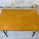 Vintage metal and formica desk with 2 drawers, circa 60's