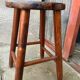 Vintage rustic farmhouse stool
