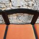 Chaises design graphique brutaliste 1970