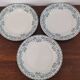 Lot de 3 assiettes plates terre de fer St-Amand "Athénes"