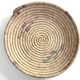 Braided round ethnic tray or wall decoration