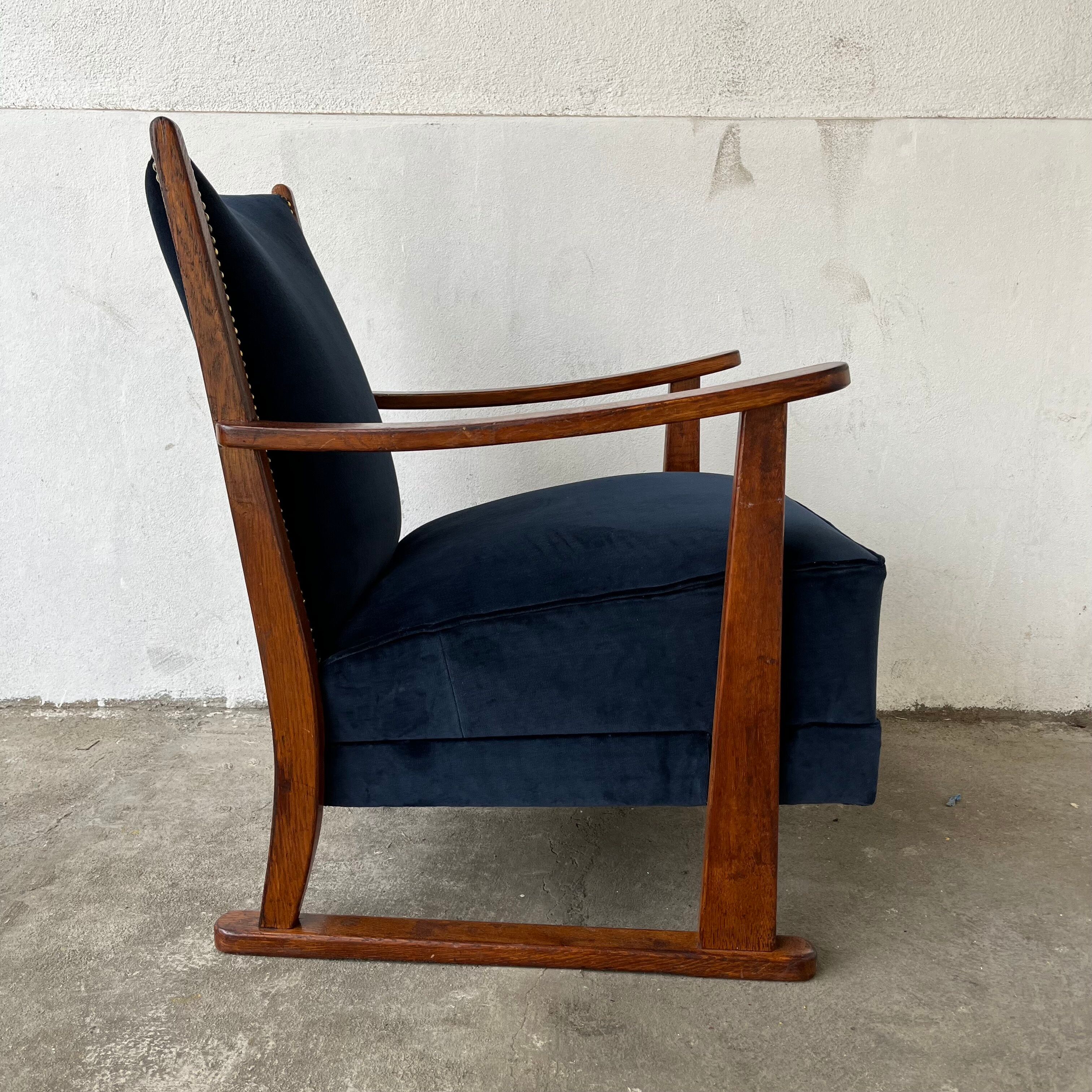Paire de fauteuils années 40