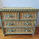 Rattan and wicker commode from the 70s – 80s