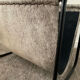 Vintage magazine holder in metal and leather